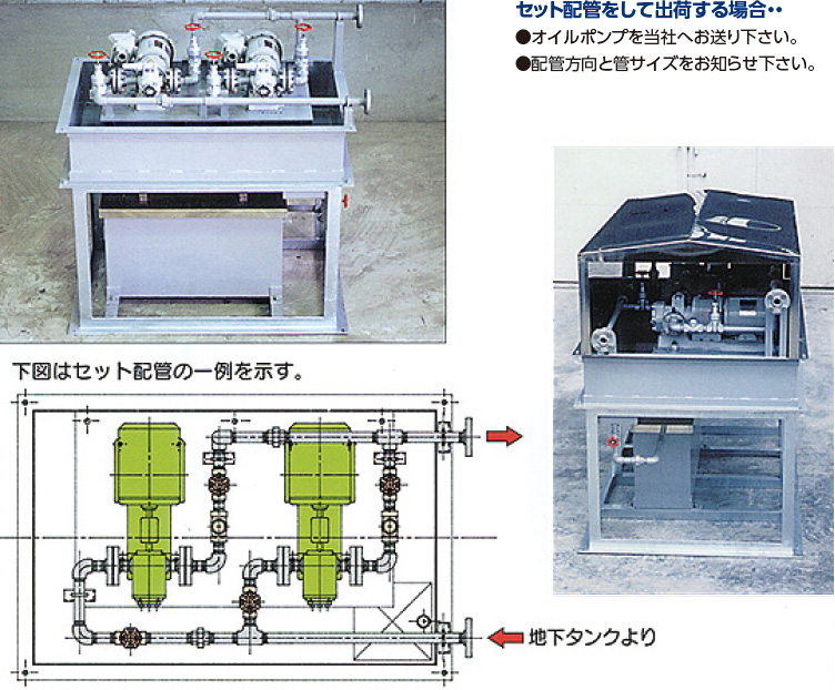 オイルポンプ屋外ケースEXY型の取扱要領